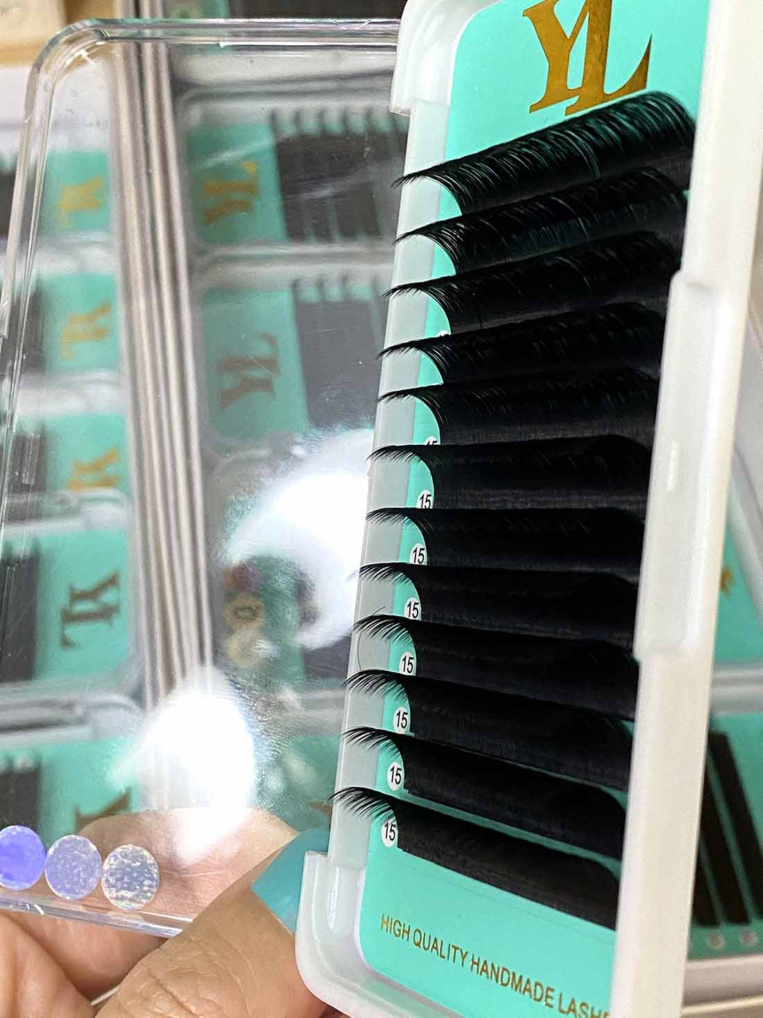 Cashmere PRO Extra Matte Deep Black Lash 【0.02 mm】16-lines - NO logo【Best Quality Ever】