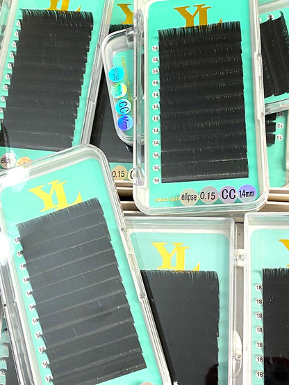 Flat Lash -Ellipse Lashes- 0.10mm - 8 to 18mm