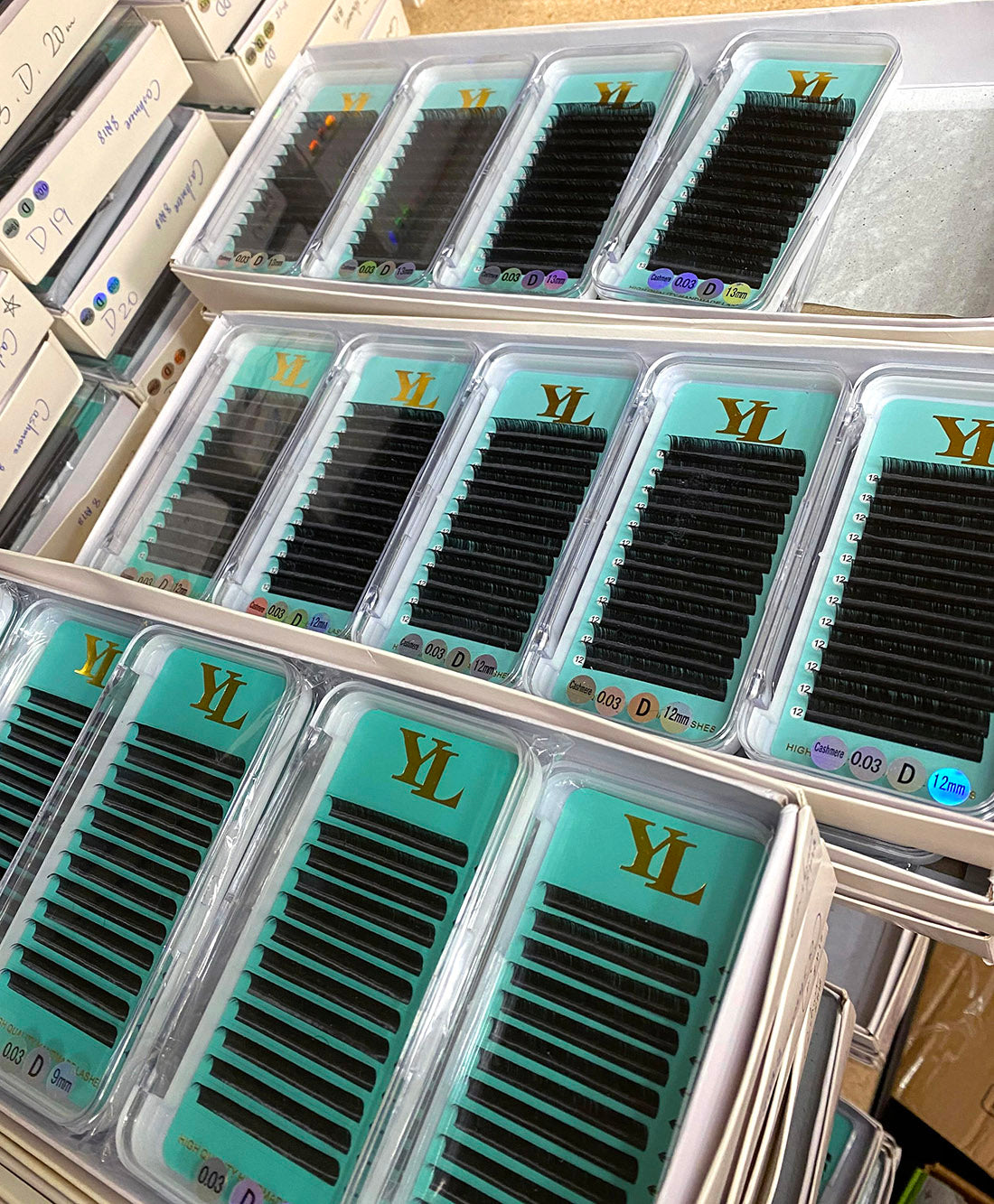 Cashmere【Original】Deep Black Lashes 0.07mm 12-lines 【Final Sale】