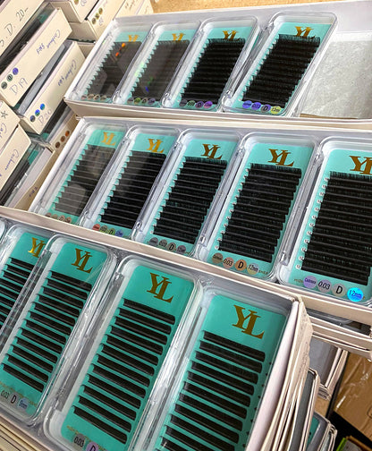 Cashmere【Original】Deep Black Lashes 0.07mm 12-lines 【Final Sale】